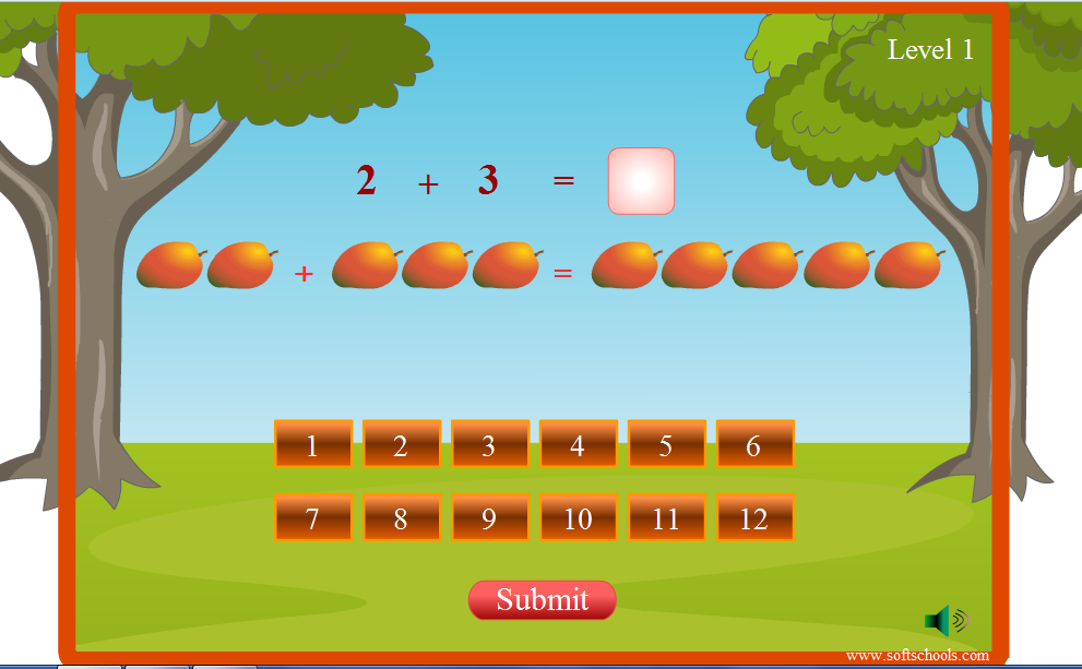 http://www.softschools.com/math/addition/learning_addition_for_kids/learningadditionforkids.swf