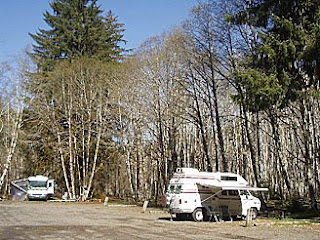 RV Parking at Sol Duc Hot Springs