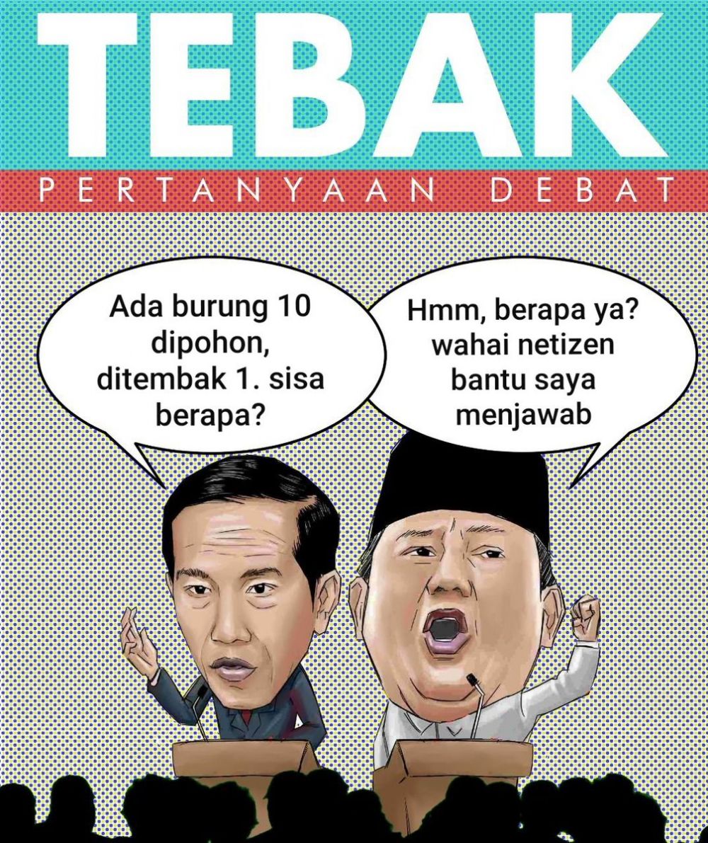 7 Meme Debat Capres Ini Lucunya Ngademin Kubu Jokowi Dan Prabowo Lucume Gambar Meme Berita Cerita Video Lucu