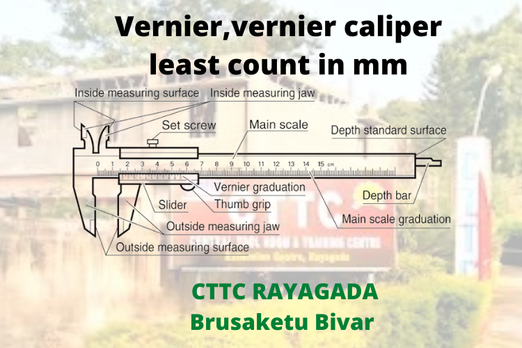 VERNIER CALIPER CTTC BHUBANESWAR CTTC RAYAGADA
