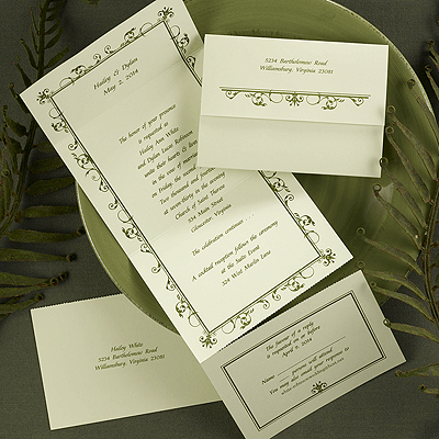 Occasions to Blog: Seal 'n Send Wedding Invitations from Occasions In Print