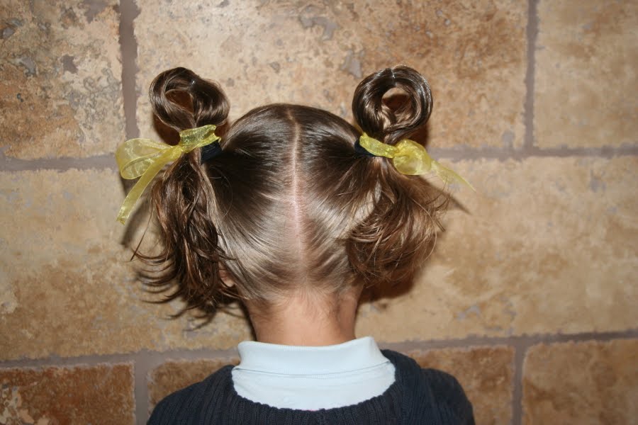 Easter Hairstyles: Bunny-Ear Pigtails | Cute Girls Hairstyles