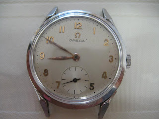 1950s - A much bigger dial and fancy lugs or fancy dial, this piece ...