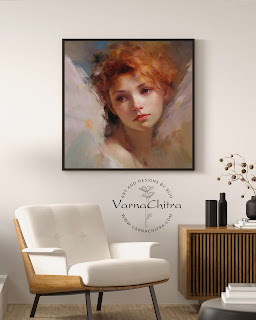 This enchanting digital oil painting featuring a cherubic angel is an ideal choice for a children's room decor. The impressionistic style with its thick, impasto brushstrokes will captivate young imaginations, while the angel's elegance and innocence will inspire a sense of wonder. The soft pastel and warm earthy tones used in the artwork create a soothing and calming atmosphere, perfect for a child's space. As a gift, this painting is a treasure for children on birthdays and special occasions, providing a timeless and meaningful piece of art that can spark their creativity and imagination for years to come.