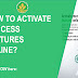 HOW TO ACTIVATE IACCESS FEATURES ONLINE?