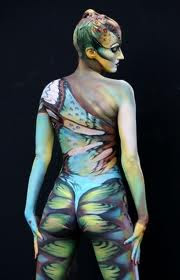 bodypainting flag contry euro
