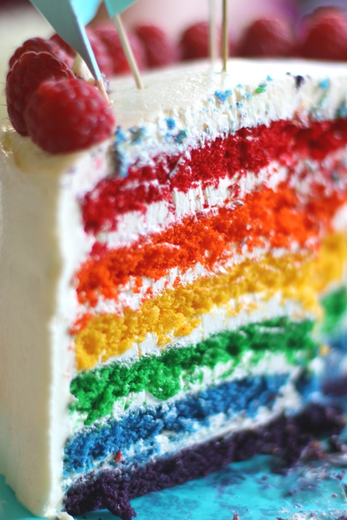 Whisk Kid's Rainbow Cake | Sprinkled with Love
