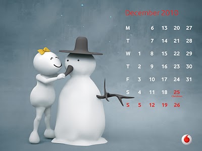 Upload your choice of calendar wallpaper displaying whole month date and day 
