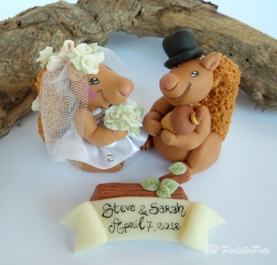 SQUIRREL CAKE TOPPER You can choose all customizations that you prefer