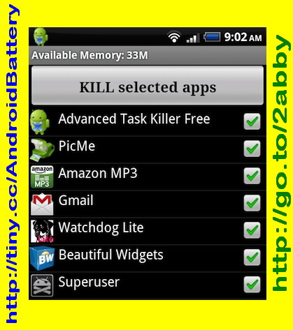 android task killers app is quite popular among android phone users 