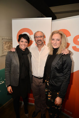 Rosa Luna, Luis Fuentes y Ruth Santín, de Ciudadanos (Cs)