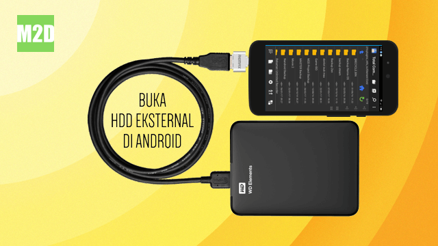 Buka harddisk eksternal di Android