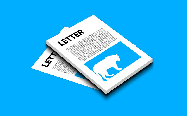 Free US Letter size mockup (PSD)