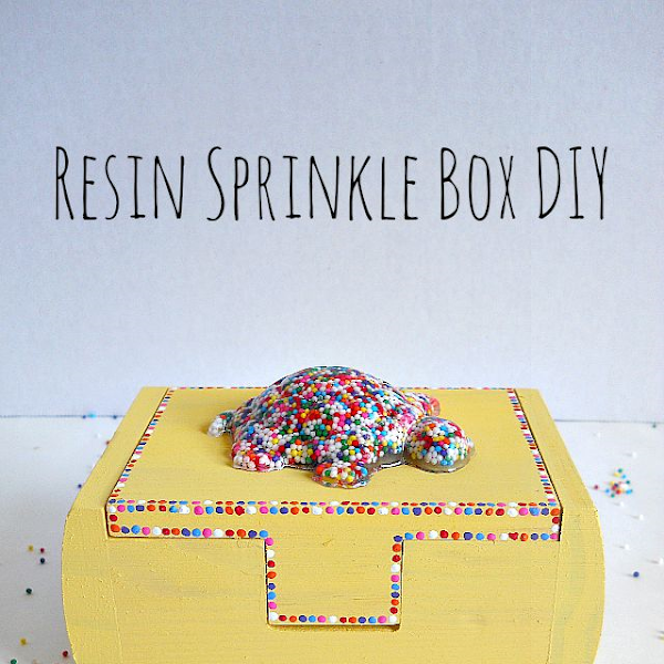 Resin Sprinkle Box DIY