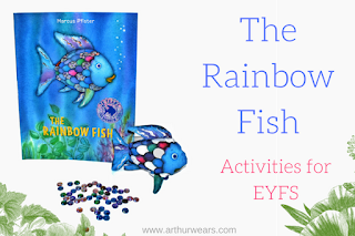 The Rainbow Fish sensory play activities and planning