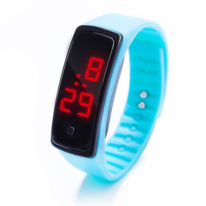  LED  Digital Silicone Watch