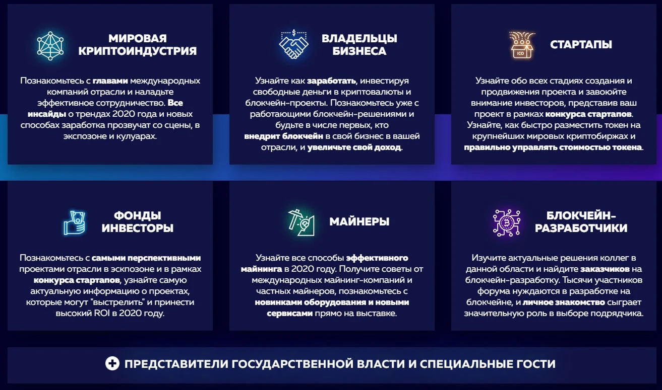 Темы на Blockchain Life 2020