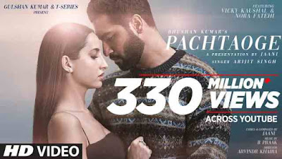 Pachtaoge lyrics English Hindi Arijit Singh