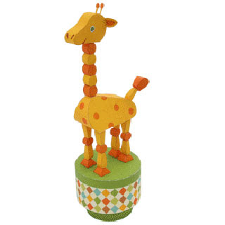 Push Up Toy Giraffe Papercraft