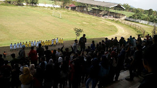 Pecinta Bola Magetan Berkumpul Di Stadion, Support Persemag Dalam Liga 3 Jatim