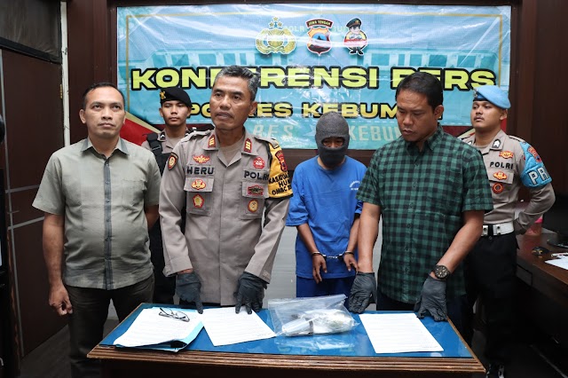Berantas Peredaran Narkoba di Kebumen, Polisi kembali Tangkap Pengguna Sabu 