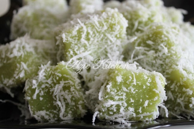 Kuih Kaswi Pandan Sedap - Azie Kitchen