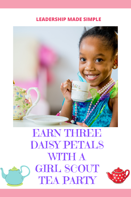 Earn Three Daisy Petals With a Girl Scout Tea Party