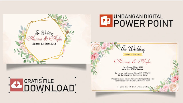 Free Undangan Digital Ppt Download Template Undangan Digital Powerpoint Templatekita Com