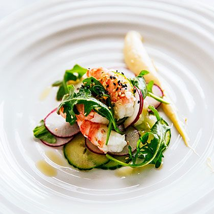 Spot Prawn Sesame Salad