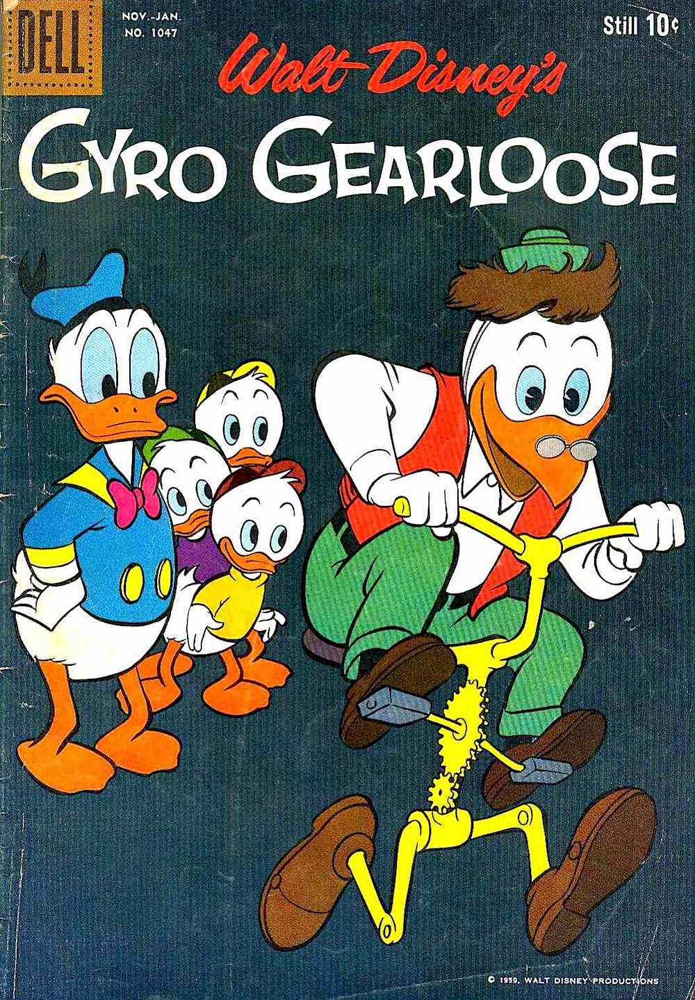"Gyro Gearloose"   by Dell Comics, 1047