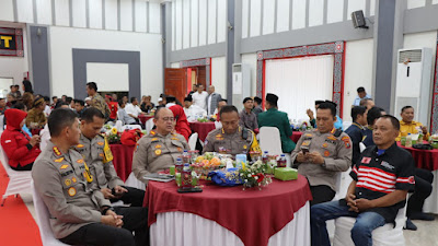 Kapolrestabes Medan Hadiri Deklarasi Pemilu Damai Tahun 2024 di Polda Sumut