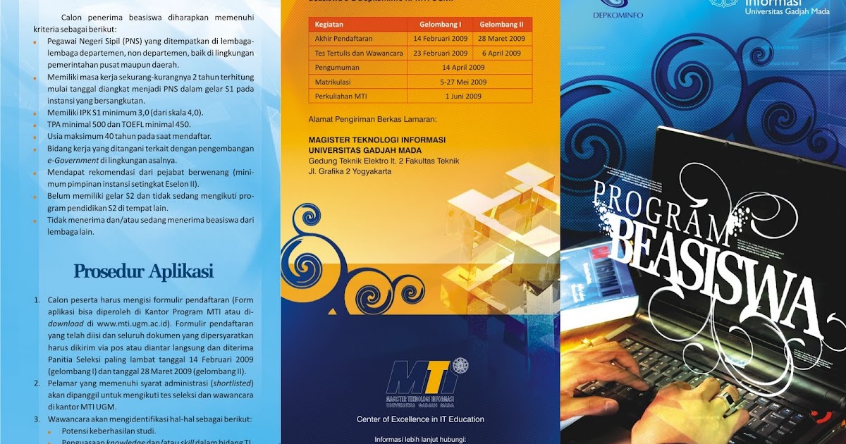 Contoh desain leaflet, brosur, dan poster:According Blog