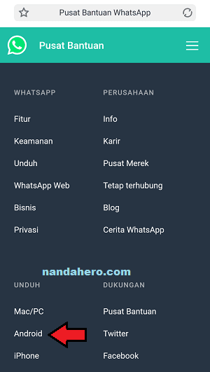 whatsapp mode gelap