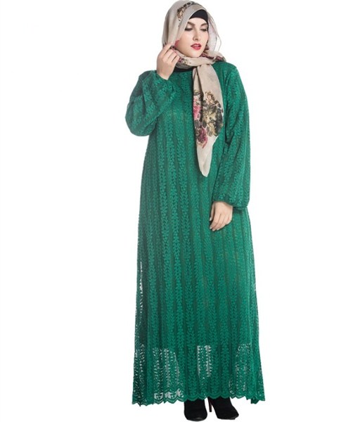  Contoh ekspresi dominan gaya desain baju model gamis muslim terbaru untuk muslimah indonesia 21 Model Gamis Terbaru 2018