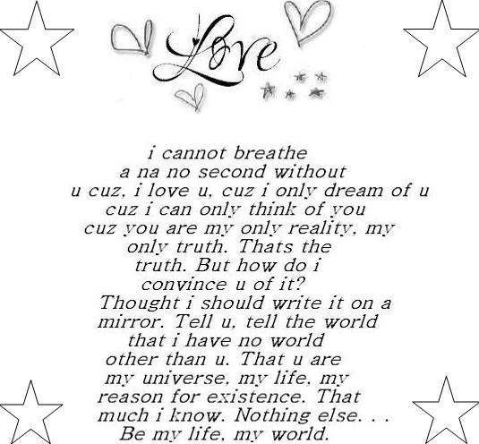 I love you because the Earth turns round the sun I love you because the Earth turns round the sun