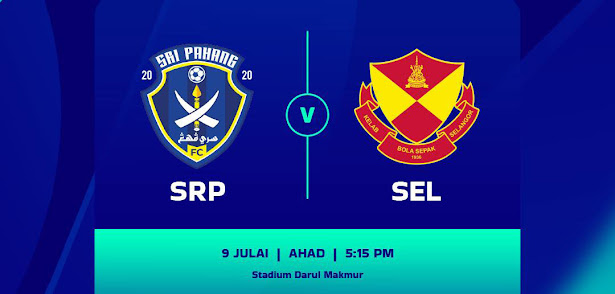 Live Streaming Sri Pahang vs Selangor 9.7.2023