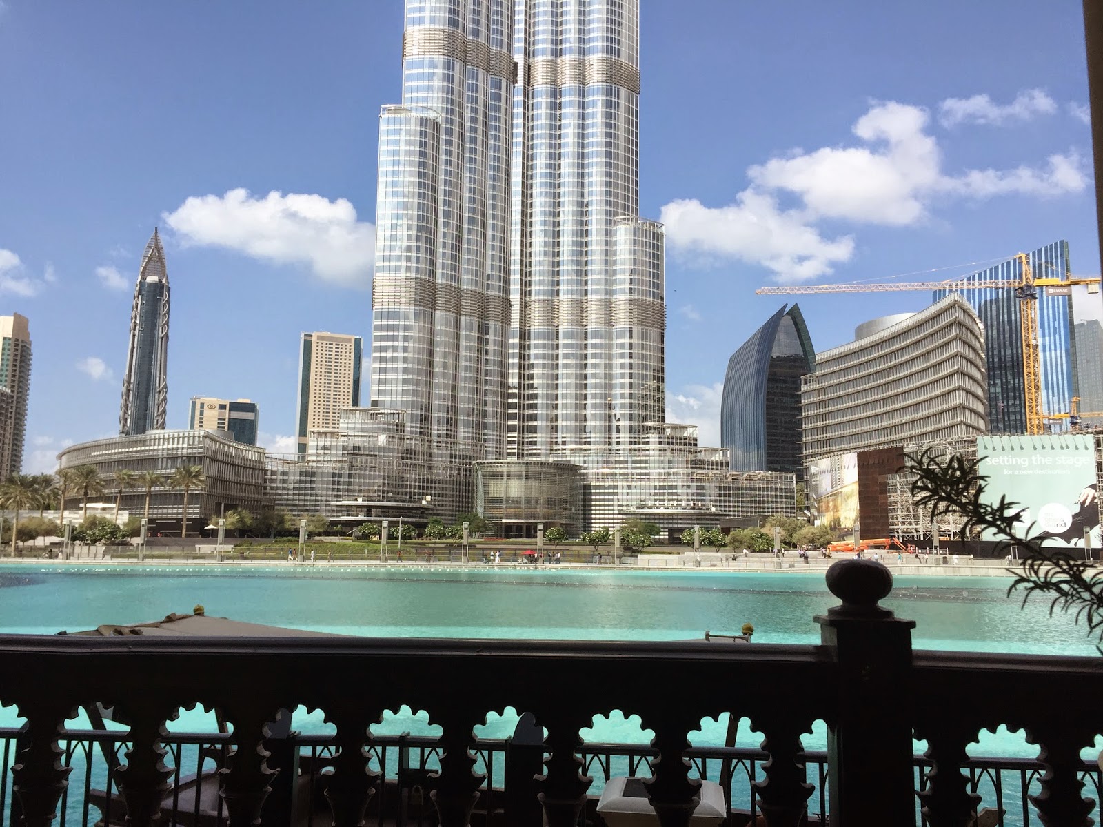 Burj Khalifa from Baker & Spice terrace