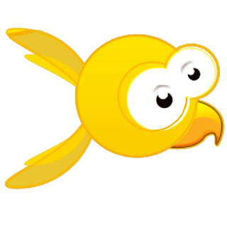 Crazy Fly Bird icon and logo