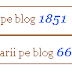 Blogger - Widget cu Total posturi si comentarii pe blog
