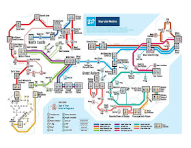mapa metrô game zelda II