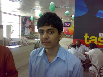 This is our friend Ahmed Syed from class 12-B ... He is more commonly known as butaaa ... 