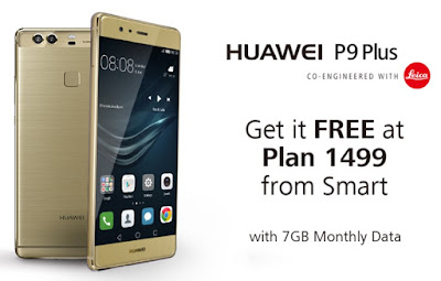 Huawei P9 Plus Free At Smart Plan 1499