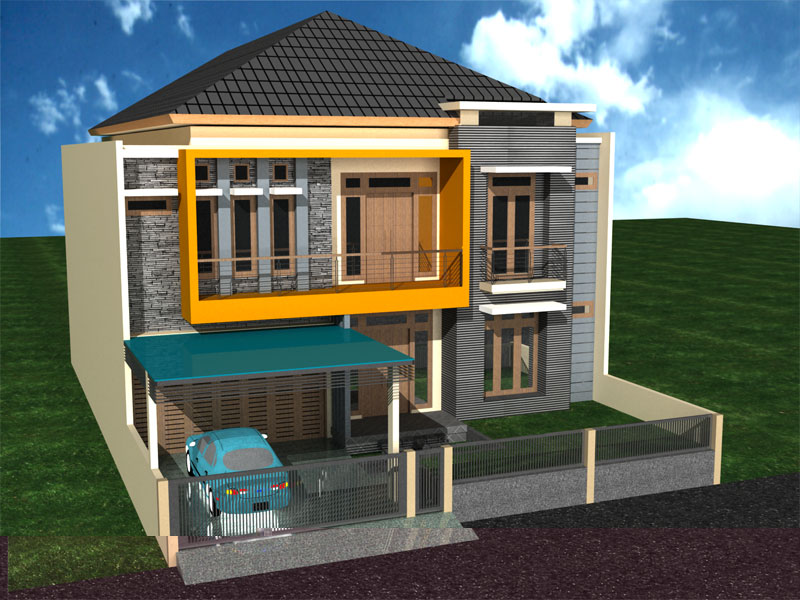   Desain Arsitektur Rumah Minimalis Tampak Jadi