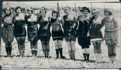 vintage picture beach