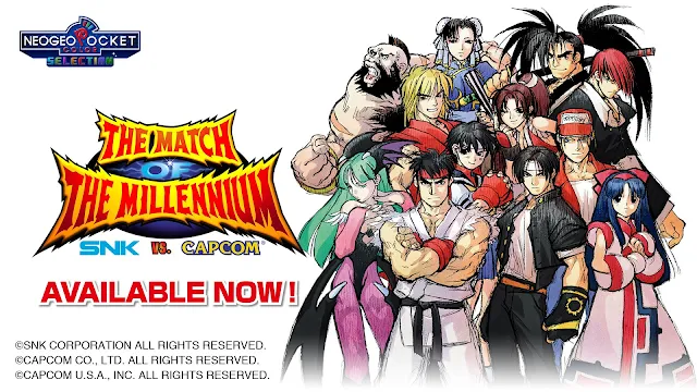 SNK VS CAPCOM: The match of the Millennium is out now for Nintendo Switch