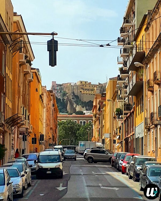 Street in Cagliari, driving | Sardinia, Italy | wayamaya