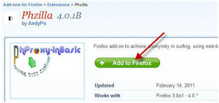  Access website anonymously using firefox add-on 1