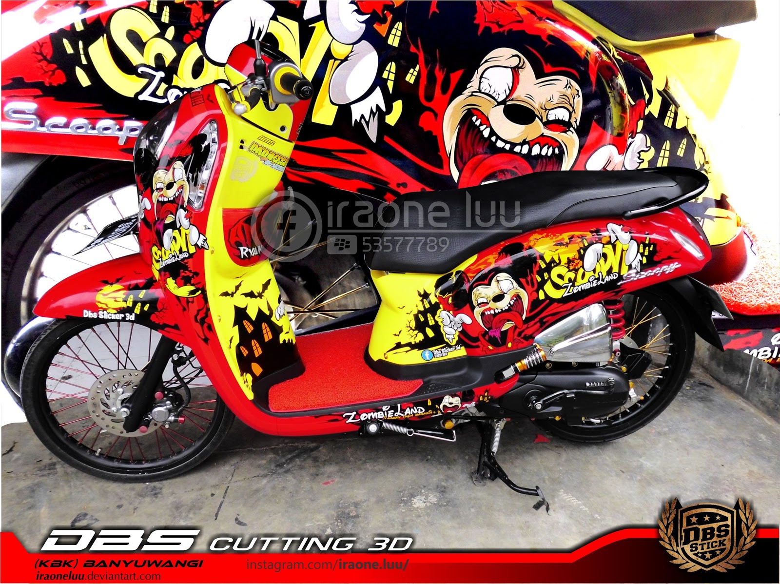 54 Modifikasi Stiker Scoopy 2016 Terlengkap Beemotor