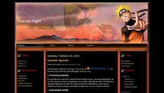 7 Template Blog Gratis Versi Naruto