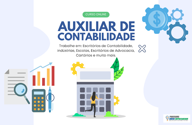 Curso Completo de Auxiliar de Contabilidade Totalmente Online